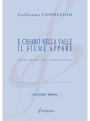 E chiaro nella valle il fiume appare Partition et matériel